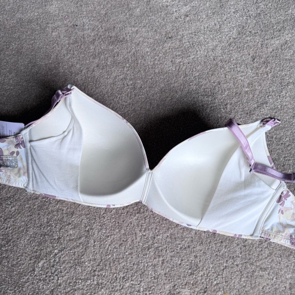Women’s Auden lightly Lined Wireless Bra Orchid Bloom 36D - Picture 2 of 4